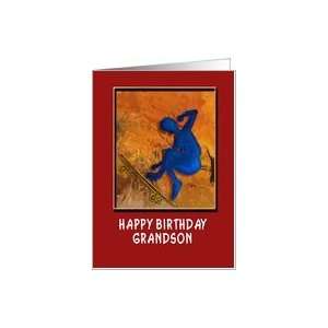  Happy Birthday Skater Grandson Card Toys & Games