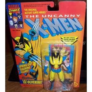   Uncanny X Men ~ Wolverine Spring Out Slashing Claws 2nd Edition Toys