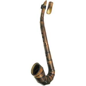  Bamboo Soprano Curved Bb Saxophone with bag Musical 