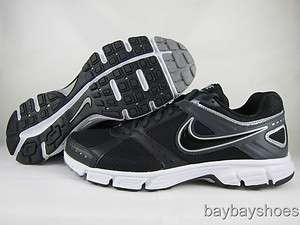 NIKE DOWNSHIFTER 4 BLACK/ANTHRACITE GRAY/SILVER/WHITE RUNNING MENS ALL 