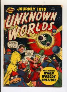 JOURNEY INTO UNKNOWN WORLDS # 37 (1950) FAIR+ @ $100  