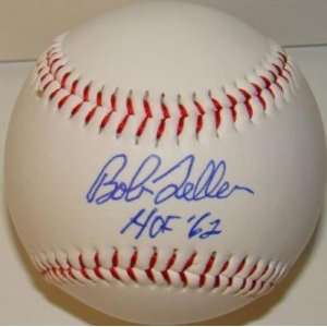  Bob Feller Signed Baseball   HOF 62 Tennessee Smokies WCA 