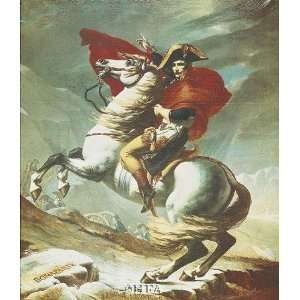  Bonaparte At Mont St Bernard By Jacques Louis David 