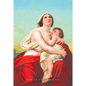  Hagar and Ishmael 28x42 Giclee on Canvas