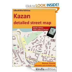 Map of Kazan (Russia) eBookWorldAtlas Team  Kindle Store