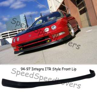   brand new 1 x itr t ype r style front lip 4 doors sedan sell as shown