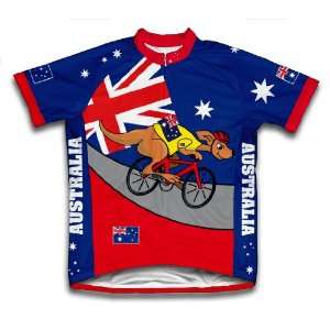 Australia Kangaroo Rider Cycling Jersey for Youth  Sports 