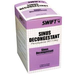  Sinus Decongestant Tablets   sinus decongestant 250/bx 