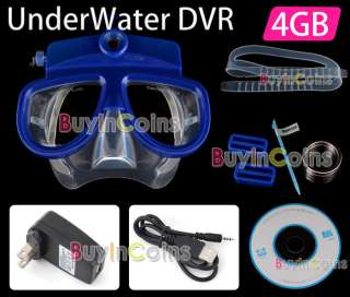 Underwater Diving Mask Camera Video DVR 4GB 30M  