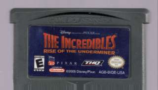 THE INCREDIBLES RISE OF THE UNDERMINERS GBA SP DS~DOUA 785138321943 