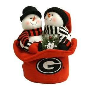  Georgia Bulldogs UGA NCAA Snowmen Top Hat Sports 