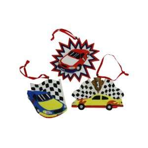  Resin Race Car Ornament 