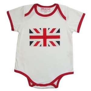  Powell Craft Union Jack Bodysuit / Vest 0 6 Months Baby