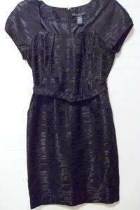 Womens Sz 4 Apostrophe Black Cocktail Dress NEW NWT  