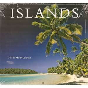  2011 Islands Wall 16 Month Calendar