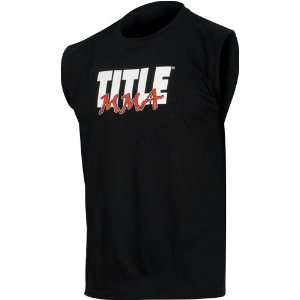 TITLE MMA Sleeveless Basic Logo Mens Tee