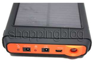   Portable Solar Backup Battery Charger for laptop iPad iPhone GPS PSP
