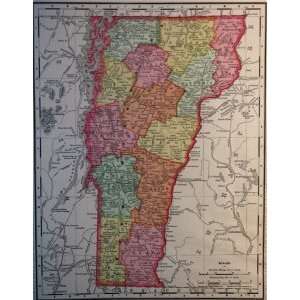  Spofford Map of Vermont (1900)