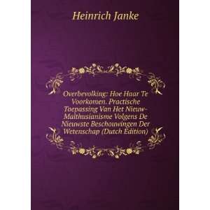   Beschouwingen Der Wetenschap (Dutch Edition) Heinrich Janke Books