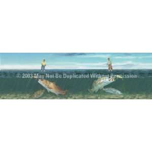   Graphics Window Graphic   20x65 Fishing the Flats Patio, Lawn
