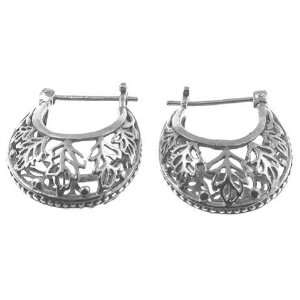  217 Foglie di Autunno Earrings Organic / Silver Jewelry of 