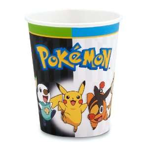  Pokemon Black and White 9 oz. Paper Cups (8) Party 