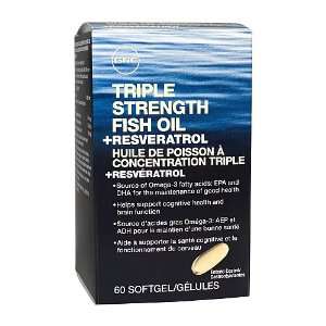  GNC Triple Strength Fish Oil +Resveratrol Health 