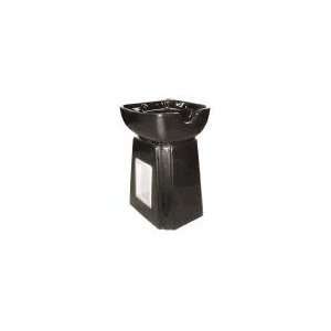  Salon Ceramic Pedestal Sink (Black) Beauty