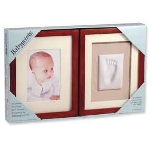  Babyprints Mahogany Finish Desktop Photo Frame Jewelry