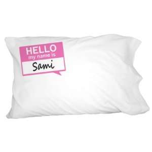  Sami Hello My Name Is Novelty Bedding Pillowcase Pillow 