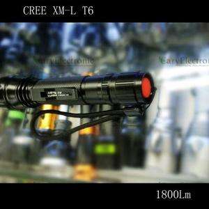 UltraFire 1800Lm Zoomable CREE XM L T6 LED Flashlight Torch + Charger 