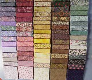 2000 + 4 SQUARES SQS COTTON FABRIC QUILT 22 YDS BIN  