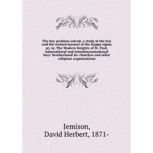   and other religious organizations David Herbert, 1871  Jemison Books