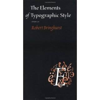 The Elements of Typographic ~ Robert Bringhurst (Paperback) (58)