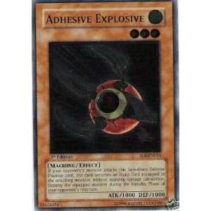  Adhesive Explosive Yugioh Ultimate Rare SOI EN011 Toys 