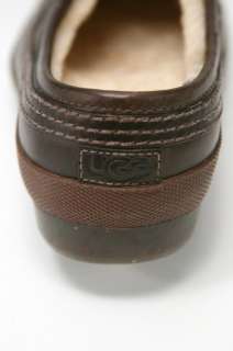 UGG Ermitan Mens Dark Brown Clog Slip On Duck Shoe Size 9 US NEW 