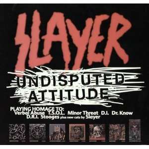  Slayer Undisputed Attitude CD Promo Poster Flat 1996