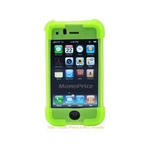  Silicone Skin w/ Anti Shock for iPhone 3G/3GS   Green 
