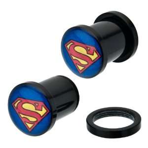   Logo Plugs Externally Threaded Screw Fit Plug   0G   Sold as A Pair