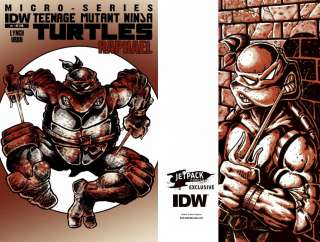 RAPHAEL #1 idw micro series Teenage Mutant Ninja Turtles TMNT Jetpack 