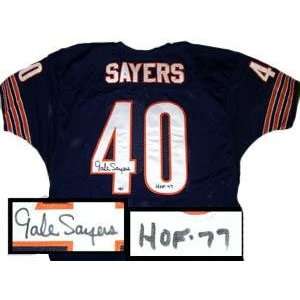 Gale Sayers Signed Jersey   PSA DNA Inscribed   Autographed NFL 
