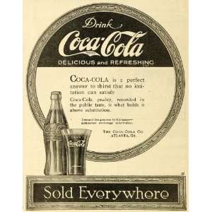  1919 Ad Coca Cola Co Beverage Soda Bottle Atlanta Georgia 