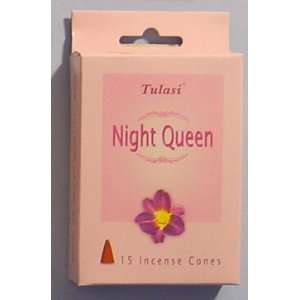  Night Queen   15 Cones of Tulasi Incense