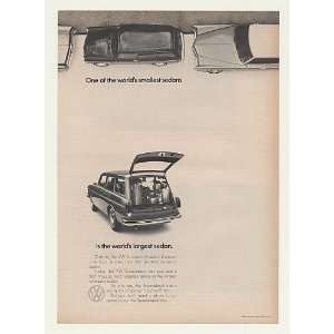  1969 VW Volkswagen Squareback Smallest Largest Sedan Print 