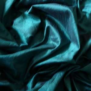  42 Wide Greenish Blue Poly Silk   Poly Silk Dupioni 
