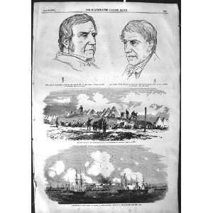   1855 Ships War Fort Arabat Azoff Yenikale Raglan Lyons