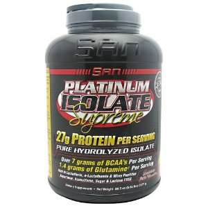 SAN Platinum Isolate Supreme Delicious Milk Chocolate 5.02lb Protein