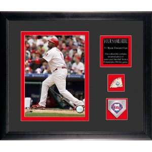  Ryan Howard Framed 6x8 Photograph with Personalized Plate, Game 