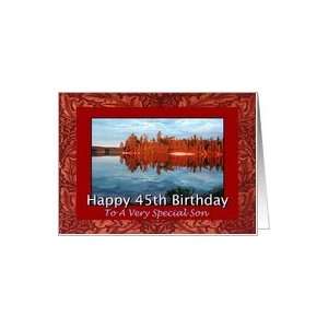  45th Birthday Son Sunrise Reflections Card Toys & Games