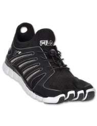 FILA Skele toes Voltage Mens Running Shoes, Black/White